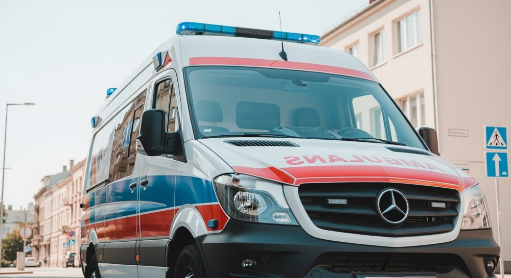 Ratowniczka wypadła przez szybę karetki w groźnym wypadku na obwodnicy Opola